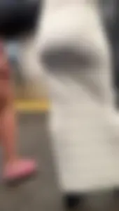 Bubble booty in tight white dress (OC)
