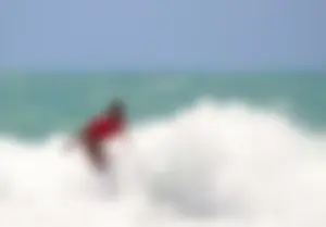 Candid surfers in bikinis