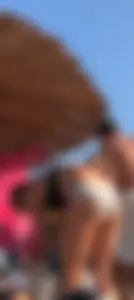 Sexy girl in bikini on the beach