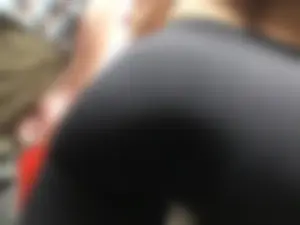 Candid Ass in Yoga Pants Closeup Creepshots Gallery in a Subway Train