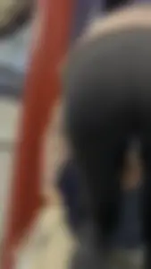 Skinny And Tight College Girl In Blue Leggings Bends Over For Me (Upshots)