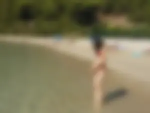 Nude and almost naked girls at the beach