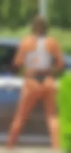 (OC) Big Booty Tanned Bikini Barista in Thong