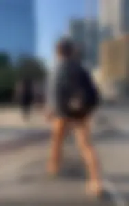 Hot Asian Girl Ass and Legs With No Shorts!!!