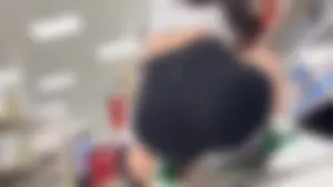 Asian in Lululemon High-Rise Shorts *CRAZY SQUAT*