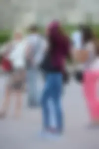 Pink jeans babe with a nice ass and bonus skinny babe in jeans