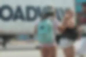 Sexy Florida beach bikini girls, some topless