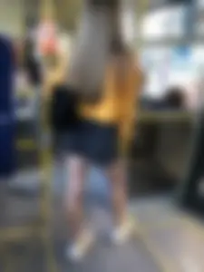 Candid Girl With Perfect Sexy Legs And Booty in Denim Shorts in a Public Bus Creepshots Gallery