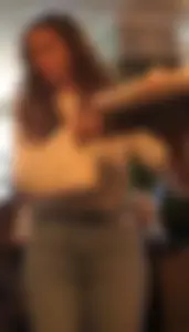 Hot waiter milf in jeans