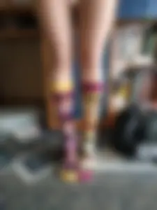 Hot Legs in Cute Socks Home Selfie