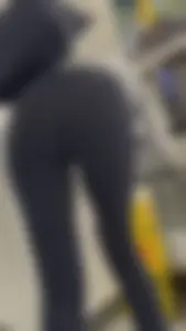 Skinny And Tight College Girl In Blue Leggings Bends Over For Me (Upshots)