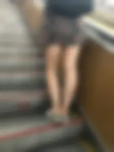 Hot Milf in a Dress Subway Train and Escalator Creepshots - Great Legs