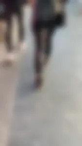 Sexy ass in tight Leather leggings