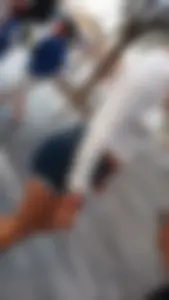 Y eso que el novio la estaba cuidando