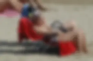 Sexy mature girls on Vilanova topless beach