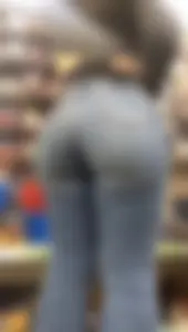 Big Juicy Booty Latina In Jeans (Not Oc)