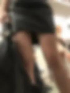 Cute Tattooed Girl in Leather Skirt Subway Train Creepshots Gallery
