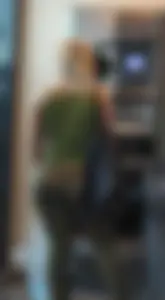 Hot petite blonde milf has a thick butt VPL