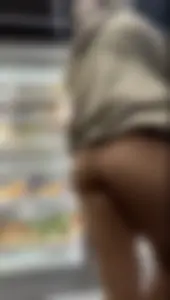 Insane angles of shopping girl with perfect ass in leggings  (OC)