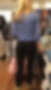 Firm petite ass and slim legs in leggings store creepshot