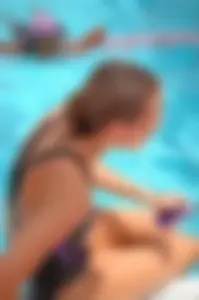 Group of teen and early 20's swimmers