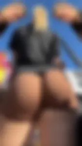 Amazing fit ass blonde