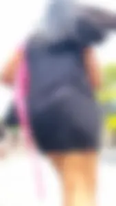 Bouncing ass on black dress (OC)