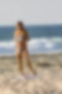 San Diego beach various sexy girls in bikinis