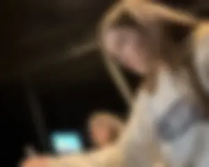 Skinny And Tight College Girl In Blue Leggings Bends Over For Me (Upshots)