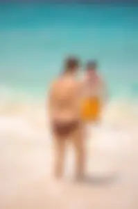 Assortment of sexy babes at the beach in bikinis