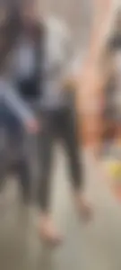 Home depot milf- pokies, leggings, and flip flops