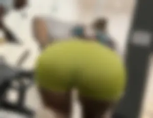 Pawg yellow gymshark shorts rdl bendovers Dolphins fan