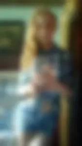 Cute Skinny Teen With Wavy Hair in Jean Shorts Bedroom Mirror Selfie
