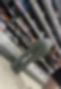 Green Legging girl bending over