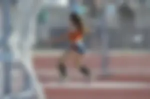 Candid track and field girls