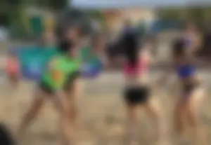 Thai candid volleyball girls