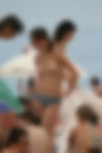 Beach voyeur babes in bikinis, thongs and topless