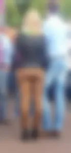 Milfs in tight jeans street creepshots