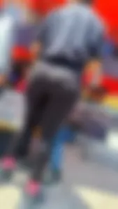 [OC]VPL on fat ass latina ! I think she caught me