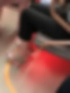 Skinny Legs and Feet in High-Heeled Sandals Public Bus Creepshot
