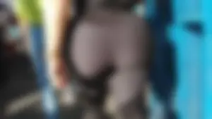 One of my best catches - Big Bubble Booty Latina in spandex gym with ponytail