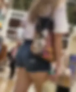 Milf s in jean shorts