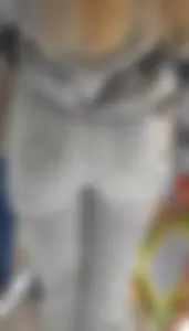 Nice teen ass in tight jeans - with closeups & mirror shots