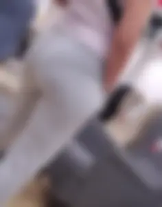 Major VPL in tight grey pants (OC)