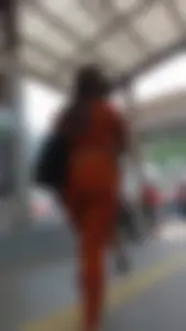 She realized I was filming her