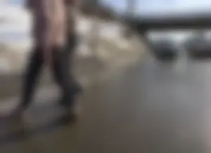 Ass in Tight Jeans Crosswalk Creepshots - Girls in Winter Clothes
