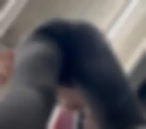 Skinny And Tight College Girl In Blue Leggings Bends Over For Me (Upshots)