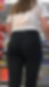 Perfect Candid Ass and Long Legs at the Supermarket Creepshots Collection