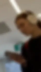 Skinny And Tight College Girl In Blue Leggings Bends Over For Me (Upshots)