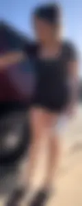 Pawg cheeks hanging out in black romper
